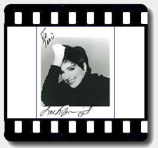 Liza Minelli autographs